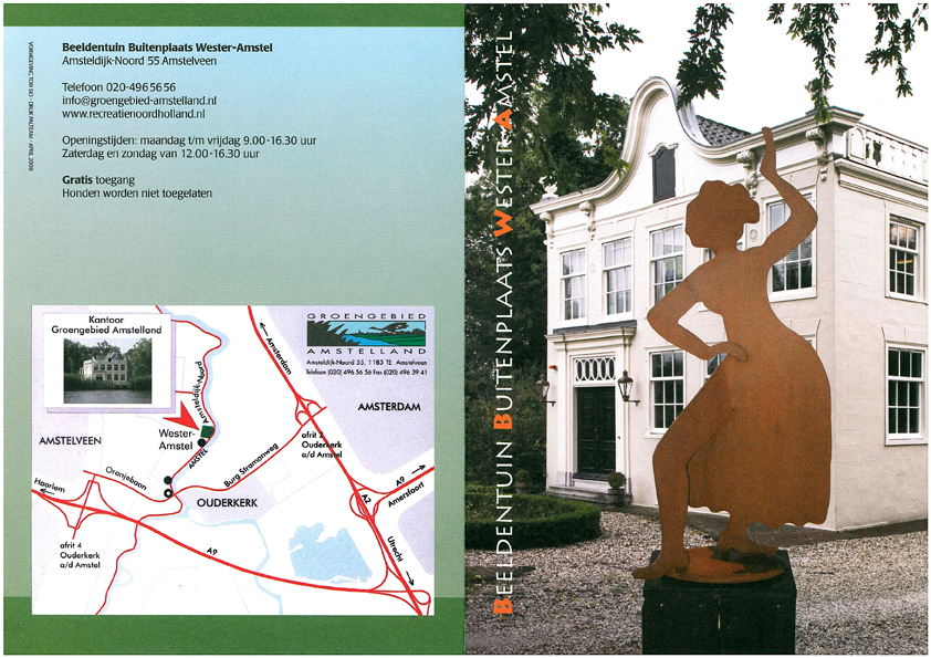 Folder Buitenplaats Wester-Amstel
