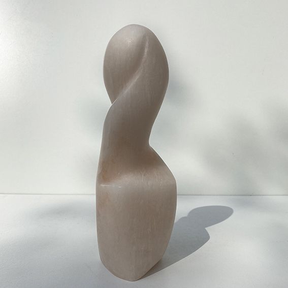 Figure pink alabaster