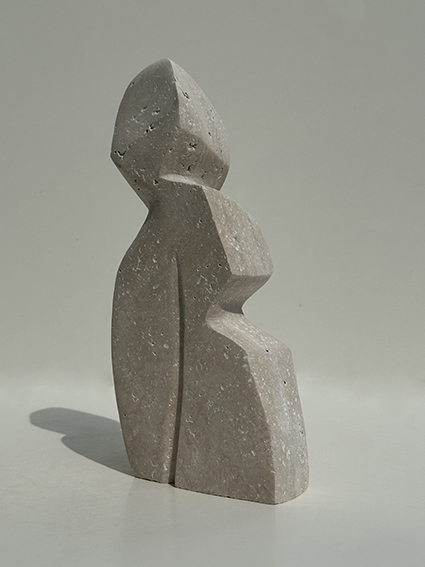 Travertine figure